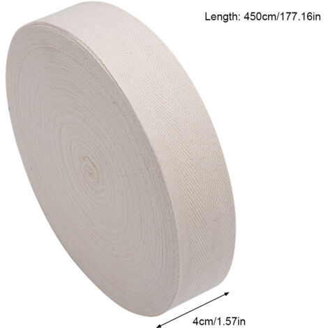 Ruban de Greffe pour Bonsai - Ruban d'Arbre en Coton - Ruban de Greffe de 4cm en Blanc - Bande de Protection pour Jardinage (1/5)