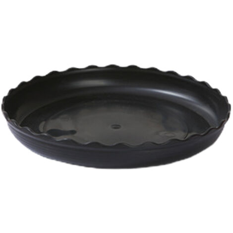 Soucoupe de plantes en résine PP à rebord profond - 5 tailles et 4 couleurs - Tray design évacuation pour santé optimale et surface protégée (1/5)