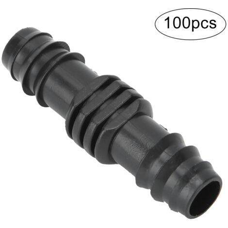 Raccords de Tuyau Swing en PP - Coupleurs de Raccord Barbés pour Systèmes d'Irrigation et Arrosage 16mm (100Pcs Connecteurs Passants Droits) (1/5)