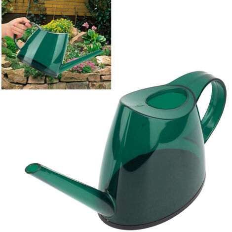 Arrosoir 1.2L avec long bec Candy Colored Watering Can, design minimaliste et entrée large, en matériau PP écologique (vert) (1/5)