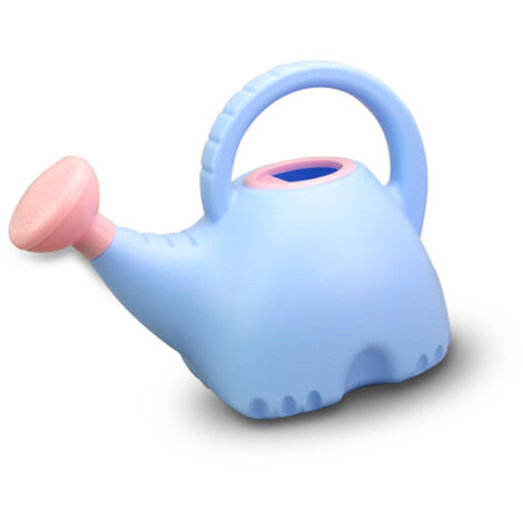 Arrosoir pour Enfant Design Éléphant en Plastique 1.5L Bleu - Pot de Versement Cute Kettle Jardinage pour Petits (1/5)