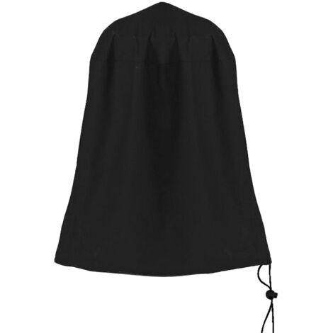 Fontaine Couverture, Couverture Fontaine Solide, Couverture Extérieure Fontaine avec Base Ronde, 420D Oxford Imperméable, Anti-UV, 36x42inch (91.4x106.7cm), Noir/Multicolore, Dessin Cordage (1/5)