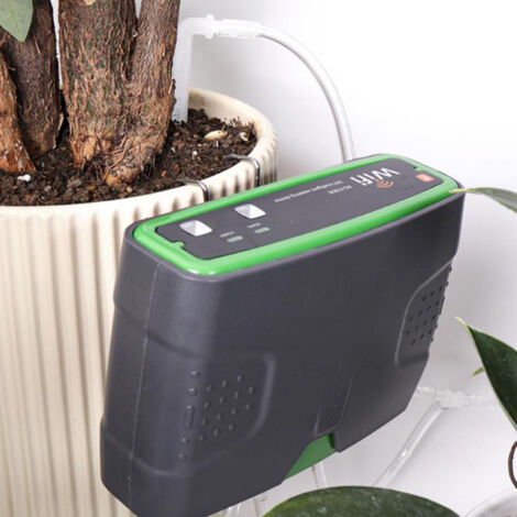 Système d'arrosage automatique intelligent à double pompe avec contrôle Wi-Fi, programmable, silencieux, pour jardin et plantes en pot, 144x102x50mm (1/5)