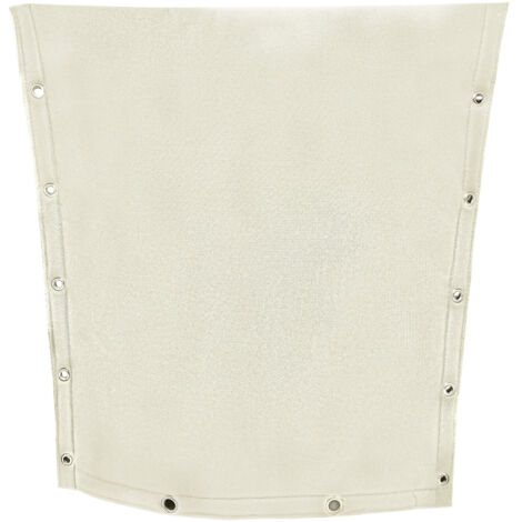 Gaine de protection pour clapet anti-retour isolée anti-gel - 600D Oxford, aluminium, PP - 62x63 cm beige, 1 pièce (1/5)