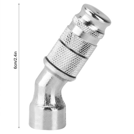 Lance d'Arrosage Professionnelle TNC 45° PU14 aisée longue distance haute pression irrigation jardins agriculture en métal inoxydable 6cm/2.4in 40g 1 pièce (1/5)
