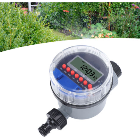 Programmable Sprinkler Timer ABS Electronic LCD Display Digital Faucet Irrigation Timer (1/5)
