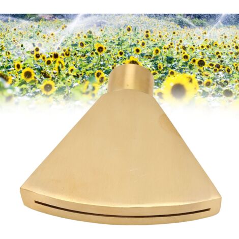 Embouchure de fontaine en forme de jet de plat G1 Inch en bronze pour jardin, bassin et aménagement paysager (1/5)