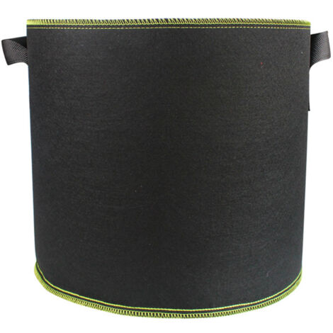 Sac de culture géotextile 280G [55x30H cm, Khaki] - Sac de croissance root aeration pour plantes indoor/outdoor (1/5)