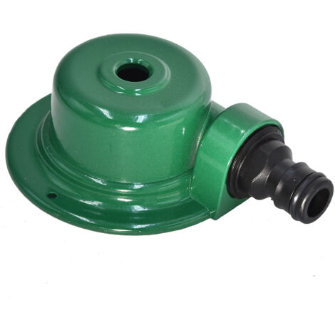 Arroseur de jardin [Zn alloy + chromé] 11x8x3.5cm - 1pc sprinkler durable pour pelouse et divertissement (1/5)