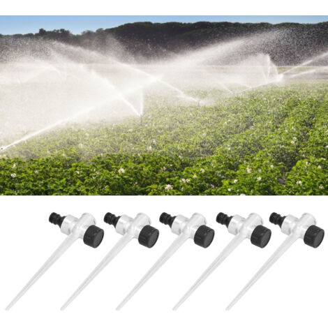 Pic de Sprinkler pour Jardin 5PCS Interface Filetage Externe Latérale 1/2 Pouce Femelle Connecteur Métal Arrosage Terre [Pack 5 Unités] (1/5)
