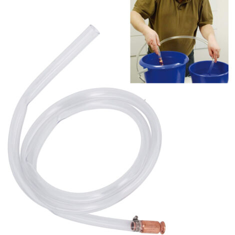 Pompe siphon flexible PVC 1,8m Multifonctionnelle transfert de carburant ou eau pour jardin aquarium piscine industrie maison (1/5)
