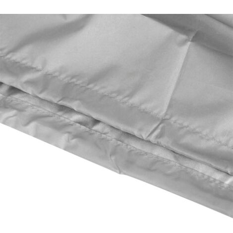 Housse de Protection Imperméable pour Coffre de Jardin, Couverture de Coffre Extérieur 210D Oxford Gris (123x62x55cm) (1/5)
