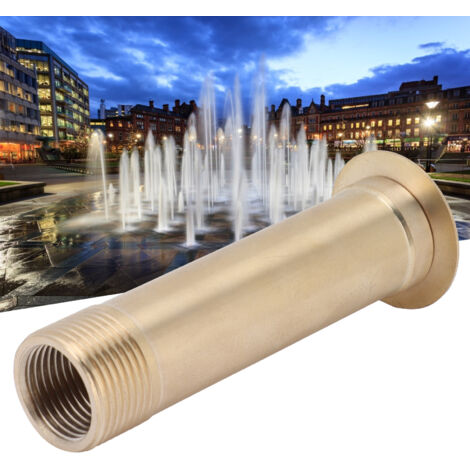 Embout de Fontaine en Cuivre avec Connecteur G1/2 Femelle et G3/4 Mâle pour Jardin, Bassin et Espaces Publics (1/5)