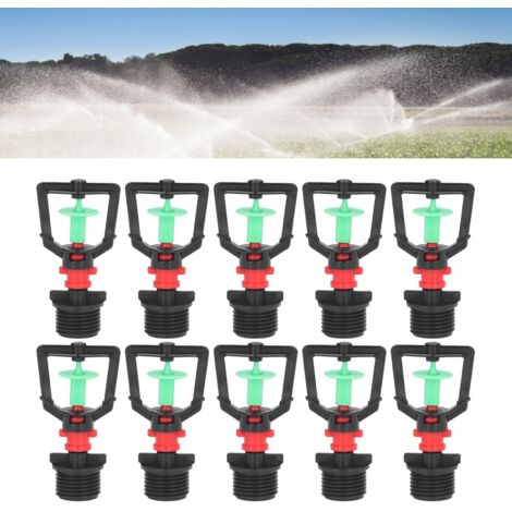Sprinkler Irrigation Nozzle Rotating 360° G1/2 Male Thread Atomization Water Saving Hanging Misting Sprayer Tool (1/5)