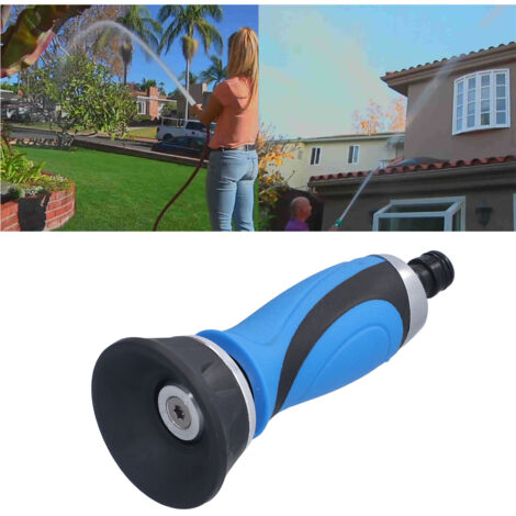 Lance de Jardin Multifunction, Modele G3/4 Joint Exterieur, Metal/Plastic/TPR 200-205g, Sprayer Haute Pression pour Nettoyage Auto et Arrosage (1/5)