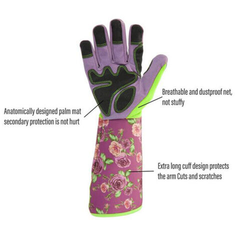 Gants de jardin longs [x] Gants de protection élbow-length épais anti-puncture (1/5)