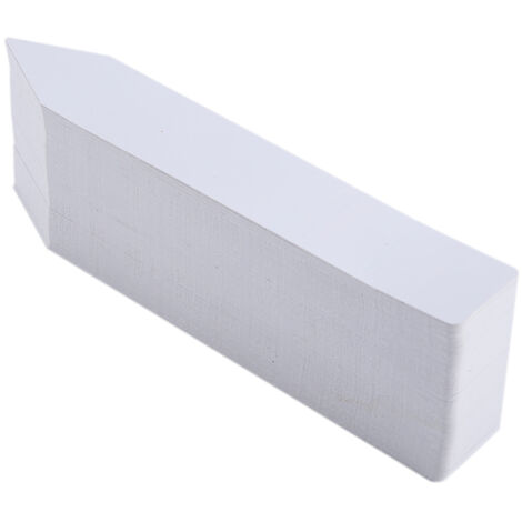 [Étiquettes pour plantes] Étiquettes de jardin en plastique PP, 100 unités, 15x2.5 cm, Blanc, étiquettes réutilisables résistantes à l'eau et au soleil pour pots et semis (1/5)