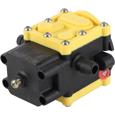Pompe à Diaphragme 12V Type D pour Agriculture et Jardins - Pompe Électrique Haute Performance avec Double Barbed, Sans Arrêt, Plastique Durabilité Maximale (1/5)
