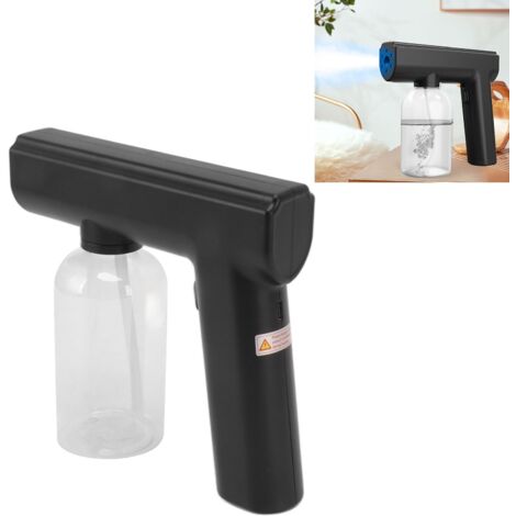 Atomiseur de Pulvérisation Fogger Machine 300ml - Pulvérisateur léger sans fil avec batterie rechargeable 1200mAh et réservoir ABS 300ml pour nettoyage maison, voiture et commerces (1/5)