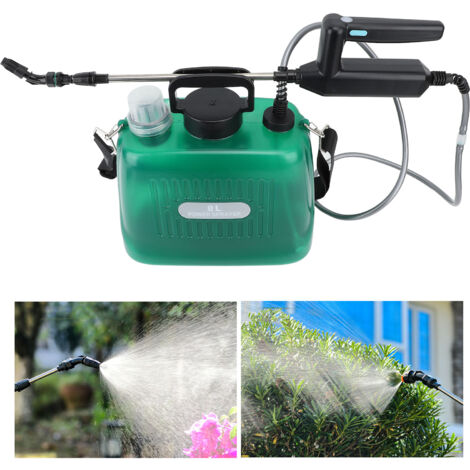 Pulvérisateur Electrique de Jardin Rechargeable USB [Pulvérisateur Electrique à Piles de 2.1 Gallon (8L)]: Pulvérisateur Portable avec Batterie 2000mAh, Abs/Pe, Vert, Complet avec 4 Embouts et Câble U (1/5)