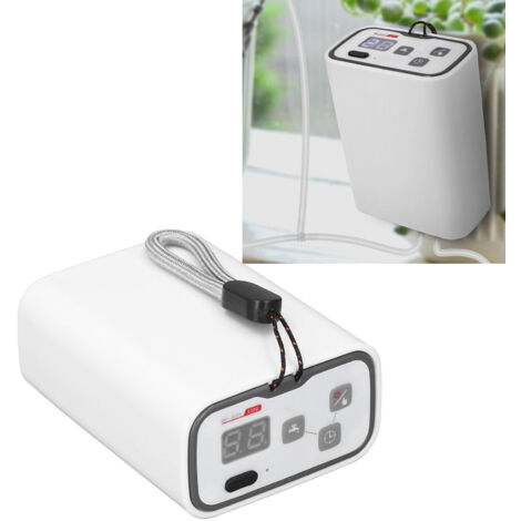 Kit d'irrigation goutte à goutte automatique pour 6 plantes Système d'arrosage automatique numérique programmable silencieux avec pompe intégrée (1/5)