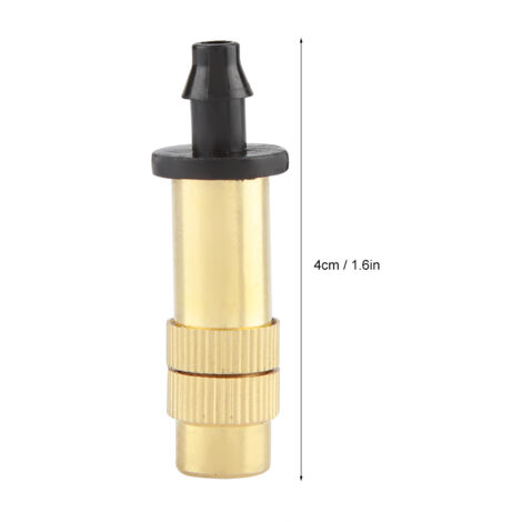 Pistolets d'arrosage 10 unités Micro-diffuseurs ajustables en cuivre pour jardinage et serres (1/5)