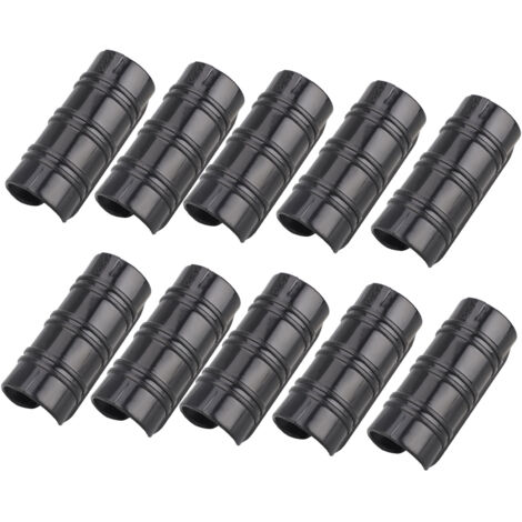 Sangle film polyéthylène [Clips pour serre] fixation rapide polypropylène noir 10 pièces dimensions 80x32mm/81x23mm/82x20mm/80x16mm (1/5)