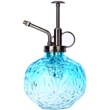 Vase à Arroser Vintage Émaillé - 16 cm - Verre & Plastique - Multi-Colors (Vert, Violet, Bleu, Café, Rouge, Transparent) - Scandinave Décoration Maison/Jardin - 225g