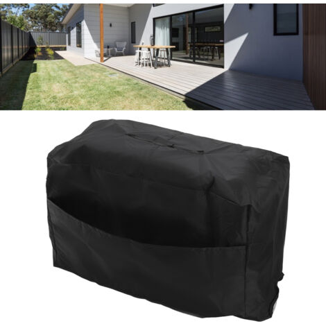Housse de Protection pour Machine à Souder - 190T Polyester Argenté Anti-UV Imperméable Pliable Lavable - 47x28x37cm Noir (1/5)