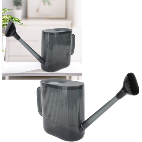 Arrosoir pour Plantes d'Intérieur 1.8L PP avec Bec Long MultiFonctionnel pour Jardin et Fleurs Gris (Set de 3) (1/5)