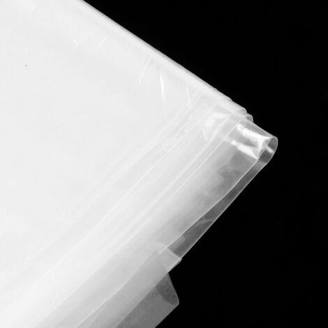 Film agricole PE transparent anti-poussière pour couverture de plantes - 2x8m (6.6x26.2ft) (1/5)