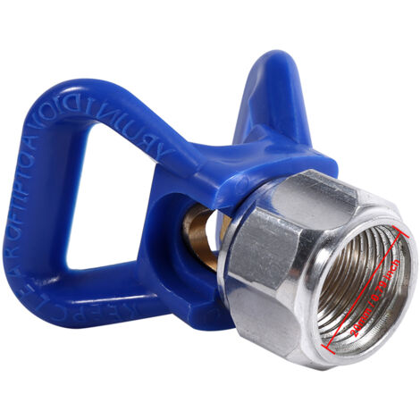 Protection pour Embout de Pulvérisateur sans Air, Modèle G7/8-14, Métal/Plastique Bleu, 1 Pièce, 11.42mm Diamètre (1/5)