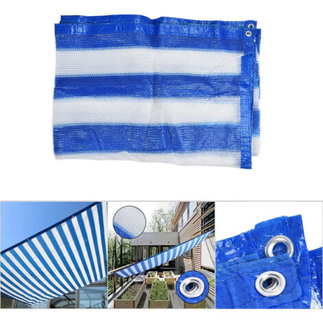 Toile anti-UV pour jardin, terrasse, serre ou pool, en plastique résistant, 318x210cm, 595g, taux d'ombrage 85% (1/5)