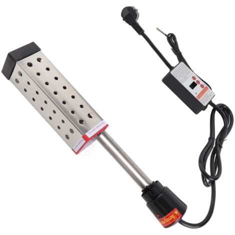 Chauffeau Immersion Electrique, Modèle Haute Puissance 2500W avec Thermostat et Arrêt Automatique, Protection Inox pour Piscine, Bain ou Bassin (1/5)