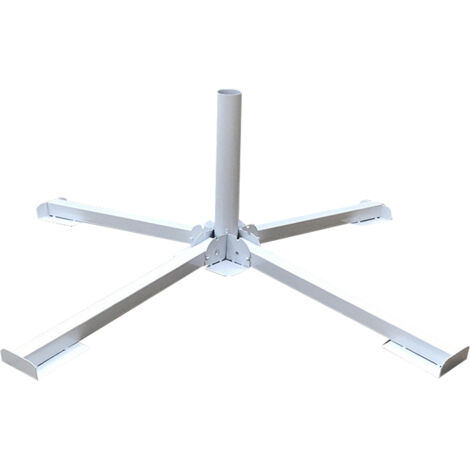 Base Foldable pour Parasol Anti-Rouille Métal Stable 85 cm Support Terrasse Jardins Décoration (1/5)