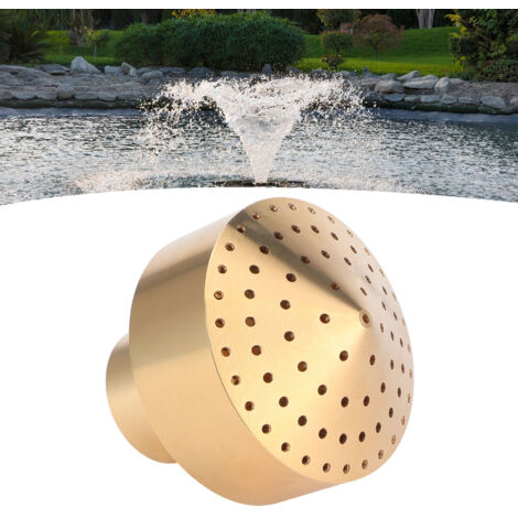 Robinet de Fontaine en Cuivre Femelle G1 32mm avec Buse à Jets pour Jardins et Décoration Paysagère (1/5)