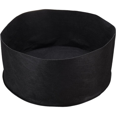 Sac de culture agricole, Sac de plantation, Sac pour semis 28cm x 15cm x10cm en tissu non tissé noir épais, ventilation optimale pour fleurs, légumes et fruits - Unité (1/5)