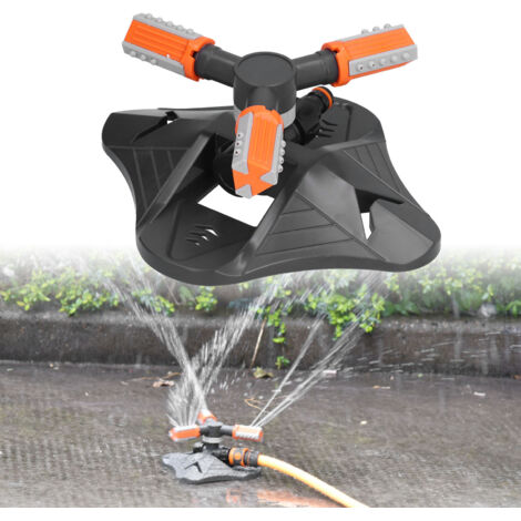 Turbine Rotatoire D’Irrigation 3 Bras Sprinkler Connectable ABS Orange ManoMano (1/5)