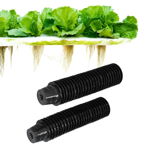 Pot Hydroponique 50PCS - Panier de Culture en Treillis PE Noir - Root Fixer Conteneurs pour Plantes Sans Sol (1/5)