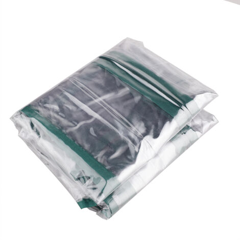 Mini Serre / Abri de Jardin avec Couverture PVC Transparente, Résistant, Imperméable et Anti-UV, 4 Tiers, Dimensions: 69x49x187cm (1/5)