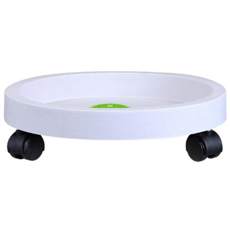 Caddy pour Pots de Fleurs - Plateau Mobile avec Roues Verrouillables - Plastique Sturdy 28.5-38.3cm - 125lbs Capacité - 1 Pièce (1/5)