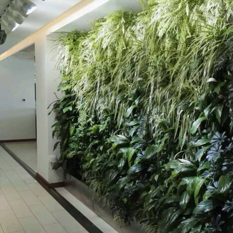 [Plantation Verticale] + [非woven] + [18 Poches] + [Mur Balcon]