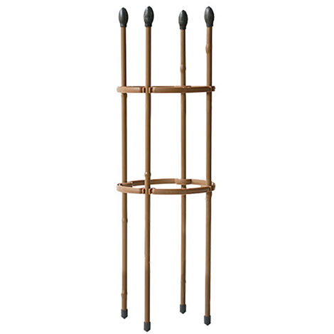 Treillis de jardin Métal Diamètre 25cm Hauteur 75/90cm 1 pièce avec décoration