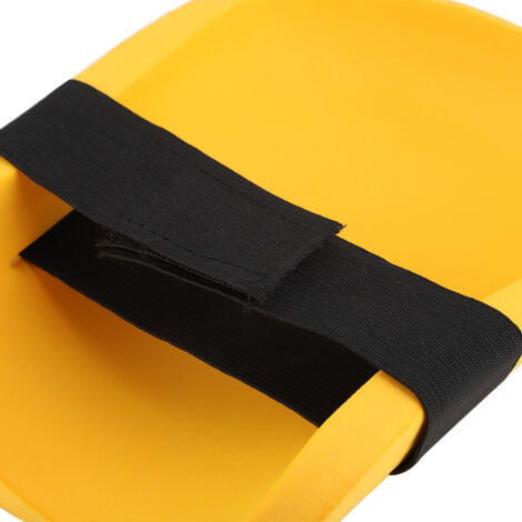 Générique - 1 Paire de Coussinets de Genou EVA/XPE pour Construction, Jardinerie, Travaux - Coussinets légers, Confortables et Respirants pour Genoux - 18.5x13cm, Jaune (1/5)