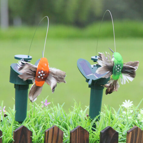 Oiseau Solarisé Coloré avec Mouvement Réel pour Jardins ou Décorations Intérieures (1/5)