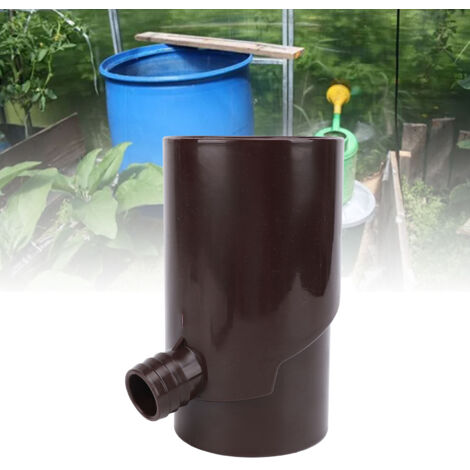 Collecteur de Pluie Système de 10cm Divertisseur pour Irrigation Aquariums Connexion Rond En PVC Dimension Standard Kit Assemblage Facile Économie d'eau. (1/5)