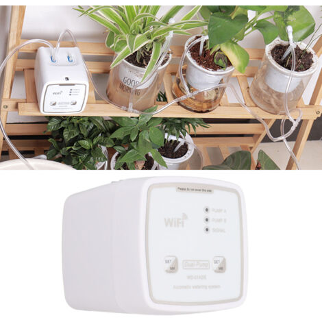Kit d'Irrigation WiFi, Système Automatique Double Pompe pour 20 Pots, Contrôle Mobile avec App et Programmation Intelligente (1/5)