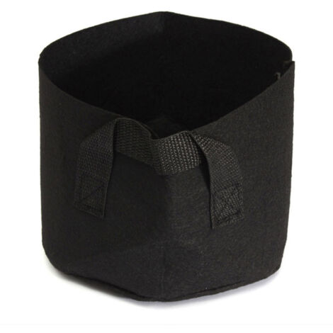 Sac De Culture En Toile 15 Gallon (50x30cm) Noir Pour Jardinage Urbain Végétales Élevées Remplissage Rapide Drainage Optimal (1/5)