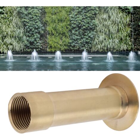 Buse de fontaine en cuivre G1 DN25 pour jardins aquatiques et piscines avec spray à effet visuel décoratif (1/5)