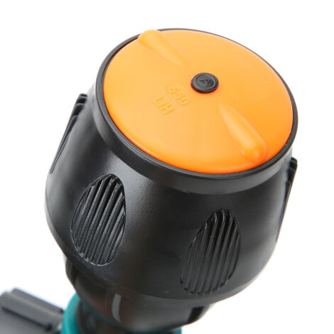 Arroseur Rotatif de Jardin 360° avec Pic de Sol, Economie d'eau jusqu'à 70%, Materiel Plastique Qualite, Compatible Lawn Irrigation et Garden Sprinkling